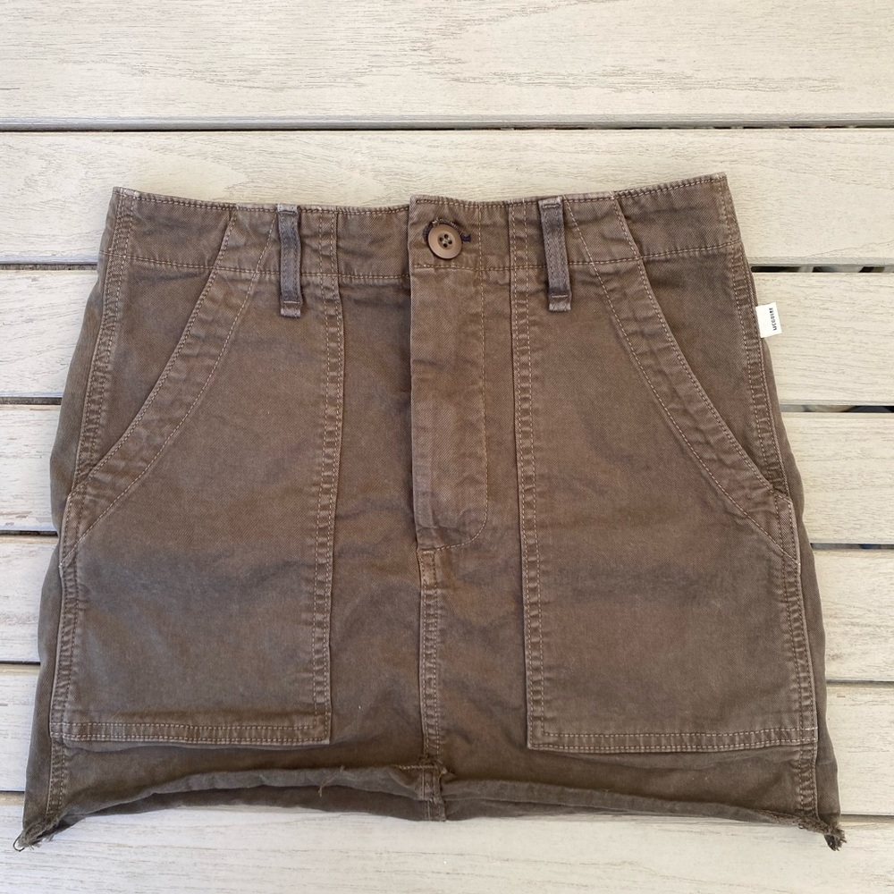 McGuire Cargo Jean Mini Skirt